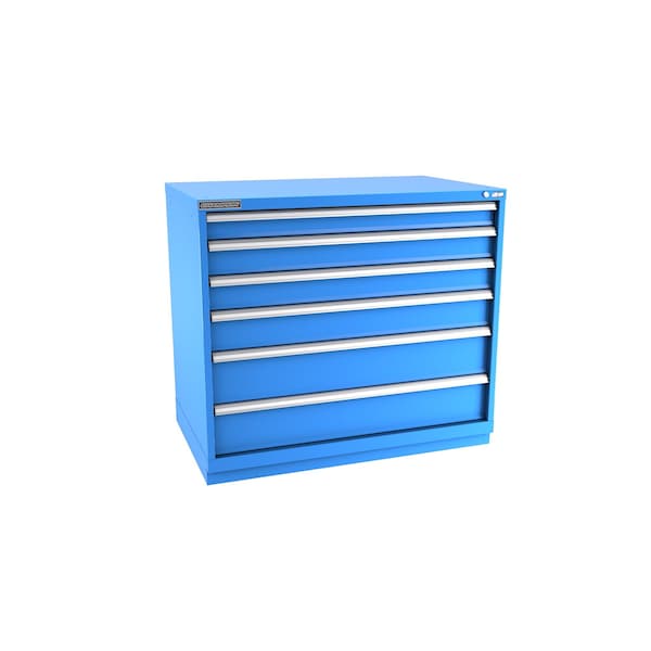 Champion Tool Storage Modular Drawer Cabinet, 6 Drawer, Blue, Steel, 47 in W x 28-1/2 in D x 41-3/4 in H E18000601ILCFTB-BB - main